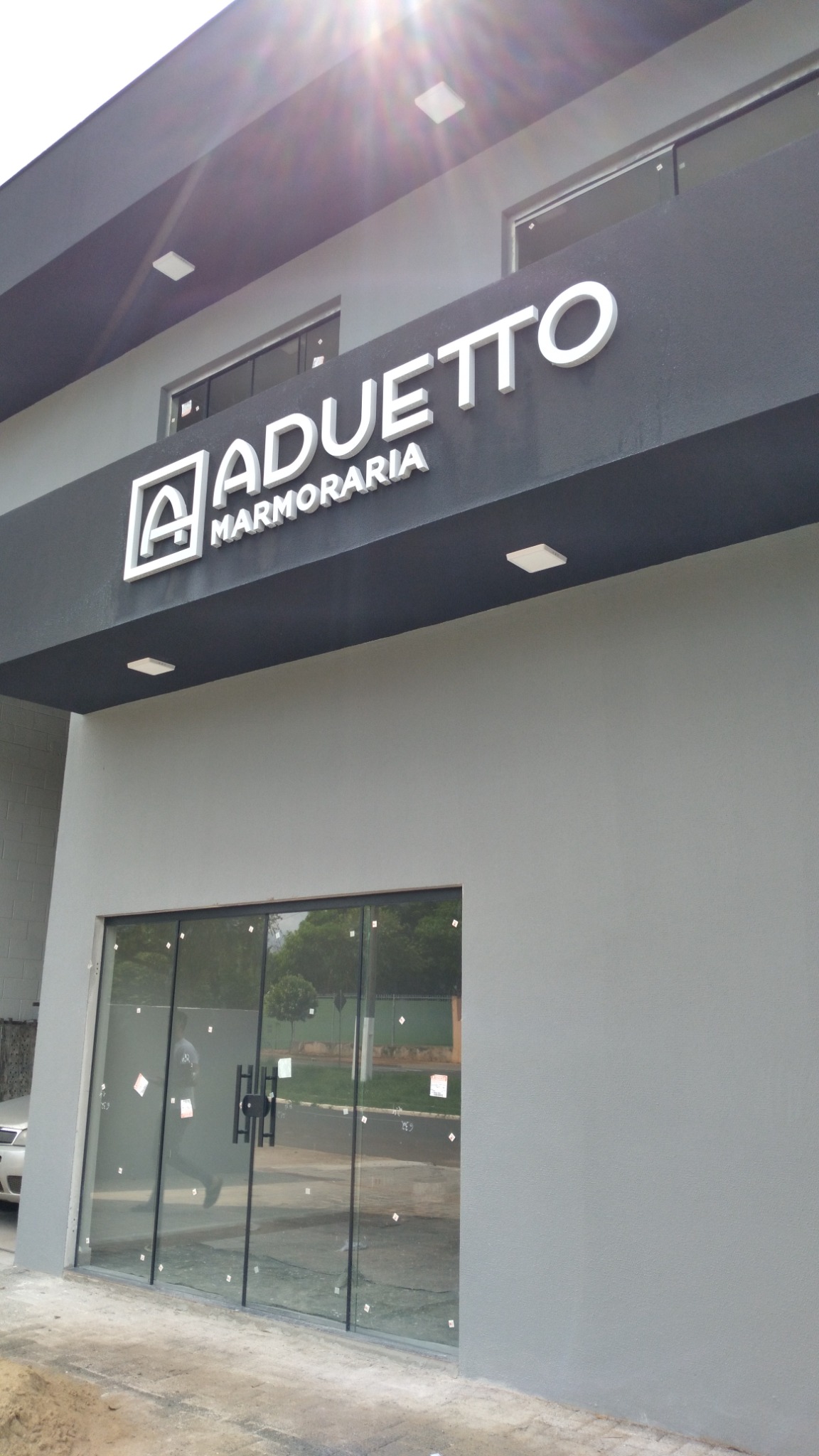 Letras em PVC e acrílico